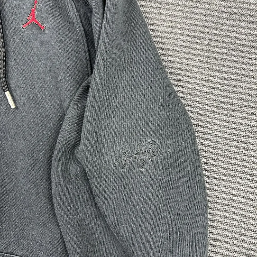 Jordan Essentials Jacket Mens Small Full Zip Warm Up Black‎ Hoodie DJ0886-010